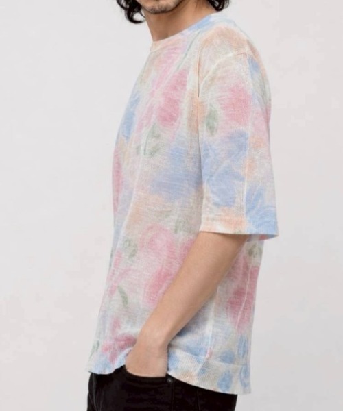 KAMINARI_TOKIO(カミナリトキオ)の「パステルフラワーシアーサマートップス(Tシャツ/カットソー・レディース・パープル系/ピンク系・FREE)」の17枚目の写真