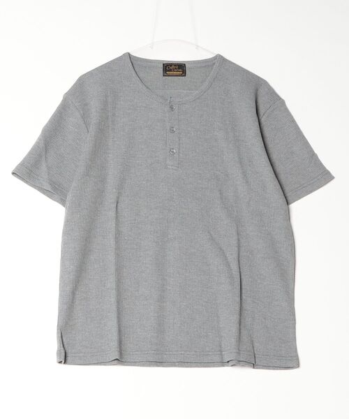 Coffee & Cigarettes（コーヒーアンドシガレッツ）の「GC 6D8 ワッフルヘンリーネックTシャツ（Tシャツ/カットソー・メンズ・グレー/ホワイト/ブラック・M/XL/L）」の3枚目の写真