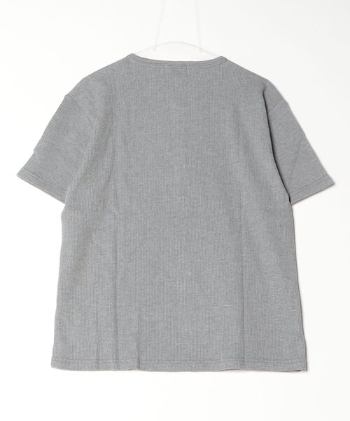 Coffee & Cigarettes（コーヒーアンドシガレッツ）の「GC 6D8 ワッフルヘンリーネックTシャツ（Tシャツ/カットソー・メンズ・グレー/ホワイト/ブラック・M/XL/L）」の4枚目の写真