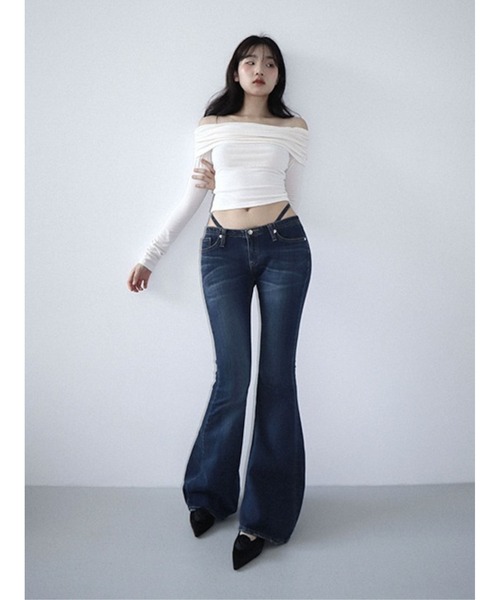 CladdA（クラタ）の「pelvis denim pants（その他パンツ・レディース・インディゴブルー・SMALL）」の2枚目の写真