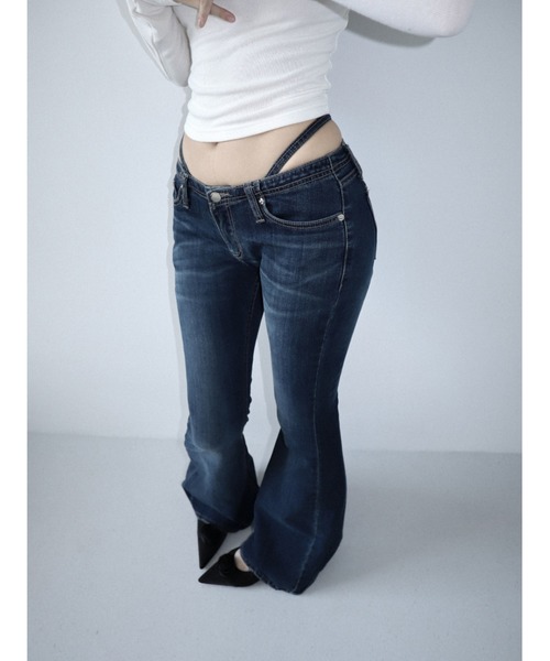 CladdA（クラタ）の「pelvis denim pants（その他パンツ・レディース・インディゴブルー・SMALL）」の5枚目の写真
