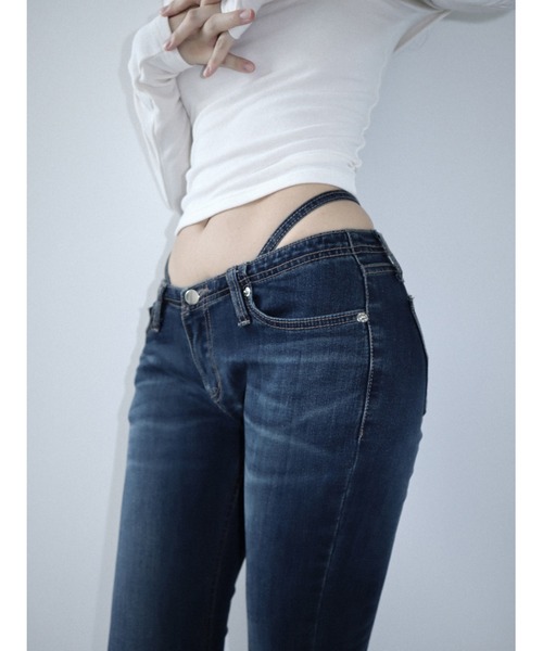 CladdA（クラタ）の「pelvis denim pants（その他パンツ・レディース・インディゴブルー・SMALL）」の10枚目の写真