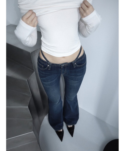 CladdA（クラタ）の「pelvis denim pants（その他パンツ・レディース・インディゴブルー・SMALL）」の18枚目の写真