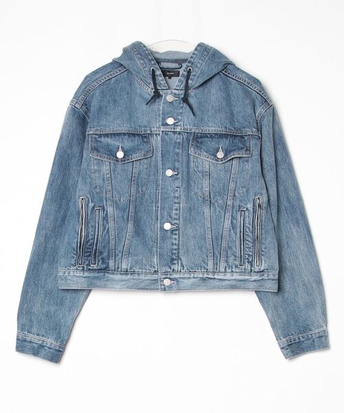BEAMS(ビームス)の「フード トラック デニムジャケット(デニムジャケット・メンズ・ブルー/ブラウン・XL/M/L)」の2枚目の写真