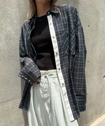 SHEER WAIST MARK OVERSIZE SHIRT