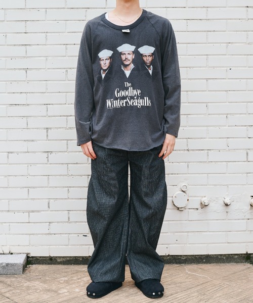 CONZ(コンズ)の「curve leg trousers pique denim 2.0(デニムパンツ・メンズ・ストライプ・1/3/2)」の9枚目の写真