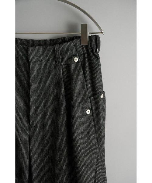 CONZ(コンズ)の「curve leg trousers pique denim 2.0(デニムパンツ・メンズ・ストライプ・1/3/2)」の17枚目の写真
