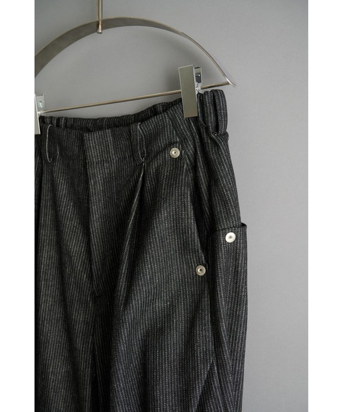 CONZ(コンズ)の「curve leg trousers pique denim 2.0(デニムパンツ・メンズ・ストライプ・1/3/2)」の18枚目の写真
