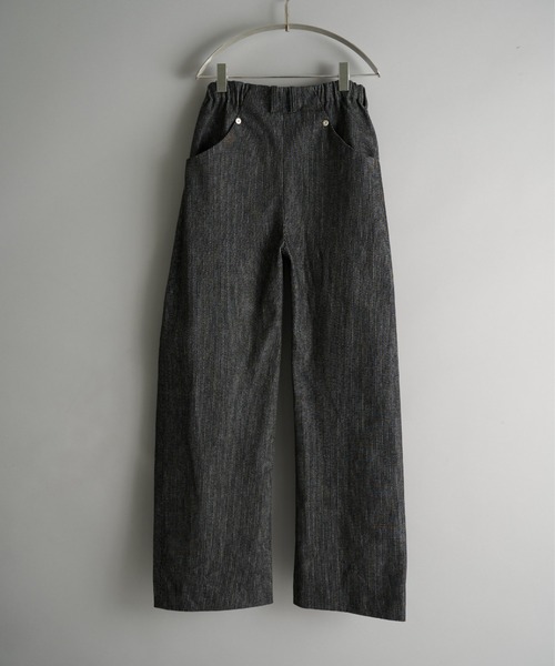 CONZ(コンズ)の「curve leg trousers pique denim 2.0(デニムパンツ・メンズ・ストライプ・1/3/2)」の22枚目の写真