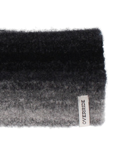 OVERRIDE(オーバーライド)の「OVERRIDE KNIT GRADATION HAIRBAND / オーバーライド(ヘアバンド・レディース・ブラック/ピンク/ブラウン・57~59cm)」の6枚目の写真