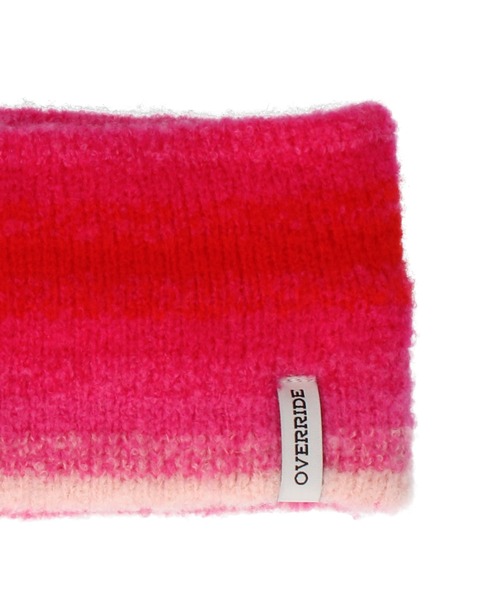 OVERRIDE(オーバーライド)の「OVERRIDE KNIT GRADATION HAIRBAND / オーバーライド(ヘアバンド・レディース・ブラック/ピンク/ブラウン・57~59cm)」の13枚目の写真