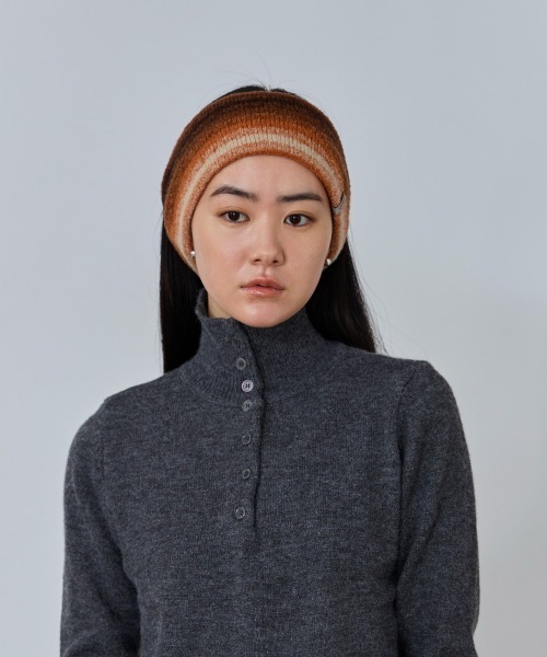 OVERRIDE(オーバーライド)の「OVERRIDE KNIT GRADATION HAIRBAND / オーバーライド(ヘアバンド・レディース・ブラック/ピンク/ブラウン・57~59cm)」の15枚目の写真