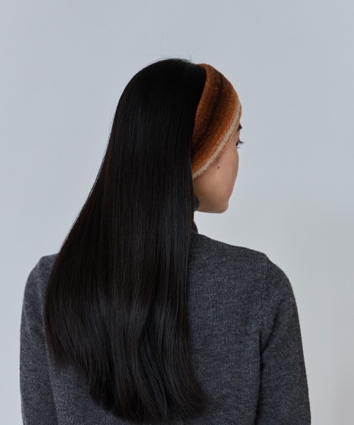 OVERRIDE(オーバーライド)の「OVERRIDE KNIT GRADATION HAIRBAND / オーバーライド(ヘアバンド・レディース・ブラック/ピンク/ブラウン・57~59cm)」の17枚目の写真