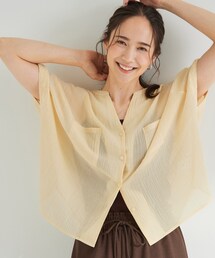 SHOO・LA・RUE | 【洗濯機可】ナチュラルな風合いが魅力 シアードルマンブラウス(シャツ/ブラウス)
