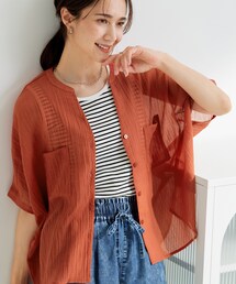 SHOO・LA・RUE | 【洗濯機可】ナチュラルな風合いが魅力 シアードルマンブラウス(シャツ/ブラウス)