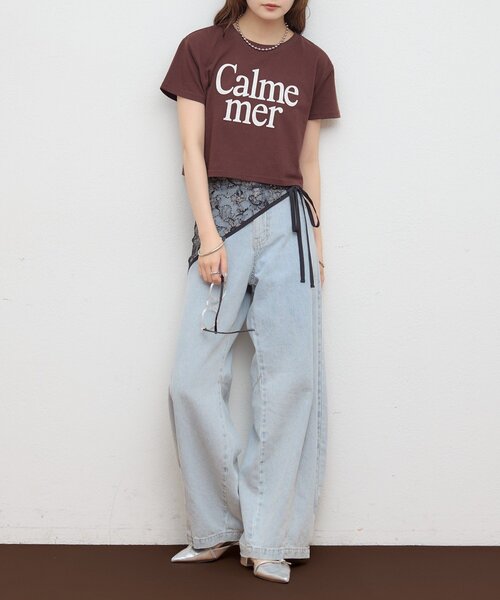 mystic(ミスティック)の「シャイニーレーススカーフ(バンダナ/スカーフ・レディース・ブラック/アイボリー・ONE SIZE)」の16枚目の写真