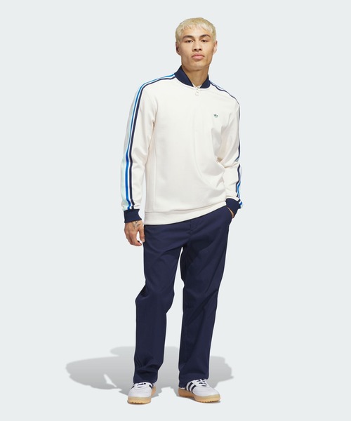 adidas(アディダス)の「オリジナルスゴルフ 3st HZ スウエット【adidas Golf/アディダスゴルフ】(スウェット・メンズ・ホワイト×ブルー・MEDIUM/SMALL/X-LARGE/XX-LARGE/3XL/LARGE)」の3枚目の写真