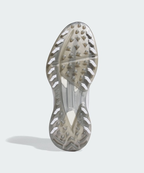 adidas(アディダス)の「adizero Zg Lo ボア スパイクレス ゴルフシューズ / adizero Zg Lo Boa Spikeless Golf Shoes【adidas Golf/アディダスゴルフ】(スニーカー・メンズ・ホワイト×シルバー・26.5cm/26.0cm/29.0cm/28.0cm/27.5cm/27.0cm/24.5cm/25.0cm/25.5cm)」の5枚目の写真