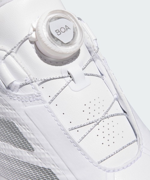 adidas(アディダス)の「adizero Zg Lo ボア スパイクレス ゴルフシューズ / adizero Zg Lo Boa Spikeless Golf Shoes【adidas Golf/アディダスゴルフ】(スニーカー・メンズ・ホワイト×シルバー・26.5cm/26.0cm/29.0cm/28.0cm/27.5cm/27.0cm/24.5cm/25.0cm/25.5cm)」の7枚目の写真