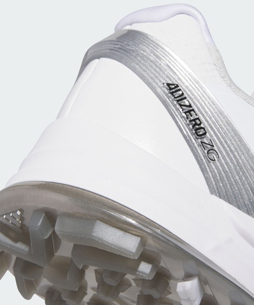 adidas(アディダス)の「adizero Zg Lo ボア スパイクレス ゴルフシューズ / adizero Zg Lo Boa Spikeless Golf Shoes【adidas Golf/アディダスゴルフ】(スニーカー・メンズ・ホワイト×シルバー・26.5cm/26.0cm/29.0cm/28.0cm/27.5cm/27.0cm/24.5cm/25.0cm/25.5cm)」の8枚目の写真