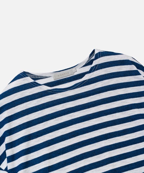 VASTIC(バスティック)の「スロップストライプロングスリーブ_ブルー/ホワイト(Tシャツ/カットソー・メンズ・その他・LARGE/MEDIUM)」の4枚目の写真