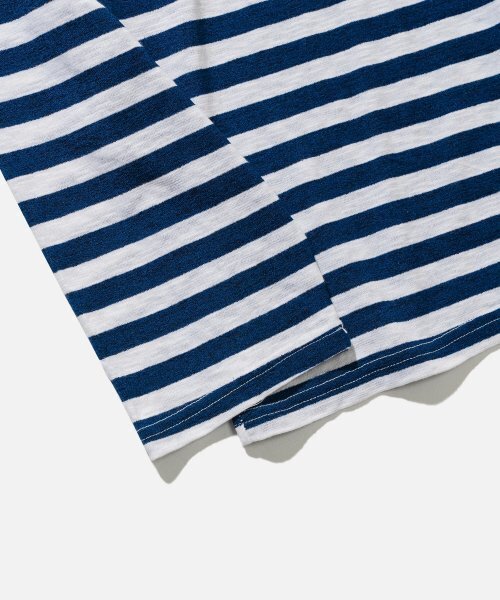 VASTIC(バスティック)の「スロップストライプロングスリーブ_ブルー/ホワイト(Tシャツ/カットソー・メンズ・その他・LARGE/MEDIUM)」の5枚目の写真