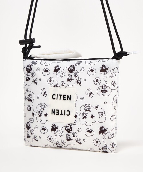 CITEN(シテン)の「【別注】<Chari ×CITEN> パデッドサコッシュ(ショルダーバッグ・レディース・ホワイト/シルバー・FREE)」の6枚目の写真