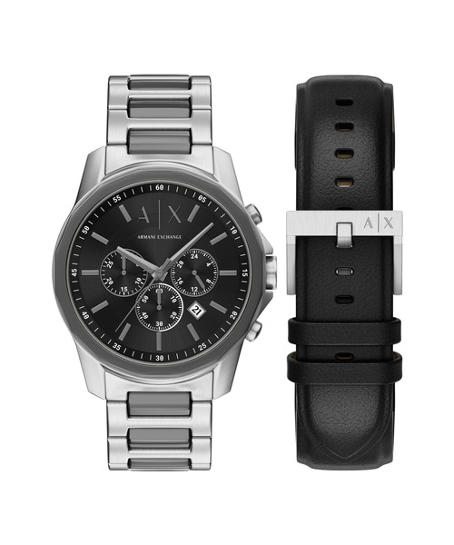 ARMANI EXCHANGE(アルマーニエクスチェンジ)の「アルマーニ・エクスチェンジ 腕時計 メンズ アナログ ステンレス AX7181SET(アナログ腕時計・メンズ・マルチ・FREE)」の1枚目の写真