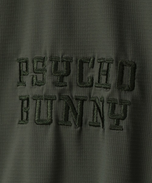 Psycho Bunny(サイコバニー)の「ナイロングリッドポンチ ジップアップパーカ(パーカー・メンズ・ネイビー/カーキ/グレイッシュベージュ・MEDIUM/LARGE/X-LARGE/SMALL)」の14枚目の写真