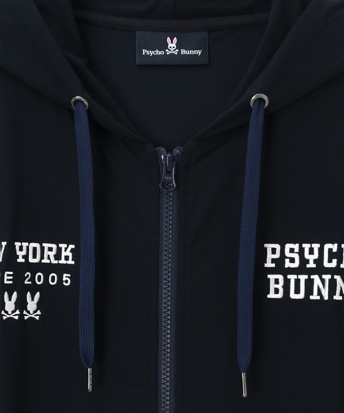 Psycho Bunny(サイコバニー)の「ナイロングリッドポンチ ジップアップパーカ(パーカー・メンズ・ネイビー/カーキ/グレイッシュベージュ・MEDIUM/LARGE/X-LARGE/SMALL)」の20枚目の写真