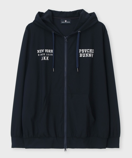 Psycho Bunny(サイコバニー)の「ナイロングリッドポンチ ジップアップパーカ(パーカー・メンズ・ネイビー/カーキ/グレイッシュベージュ・MEDIUM/LARGE/X-LARGE/SMALL)」の18枚目の写真