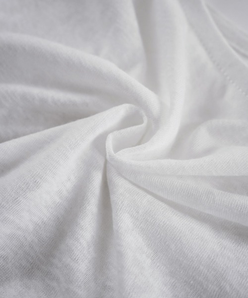 WILLFULLY（ウィルフリー）の「cache coeur mix slub velour tops（Tシャツ/カットソー・レディース・ブラック/モカ/アイボリー・FREE）」の5枚目の写真