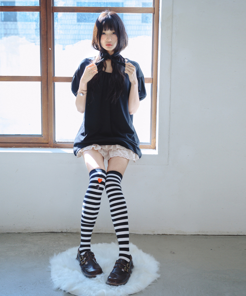 REISE MIYA（レイズミヤ）の「ナオ リボンブラウス [ブラック]（シャツ/ブラウス・レディース・その他・OS）」の4枚目の写真