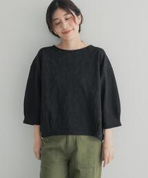 URBAN RESEARCH DOORS | ジャガード5分袖プルオーバー(その他トップス)