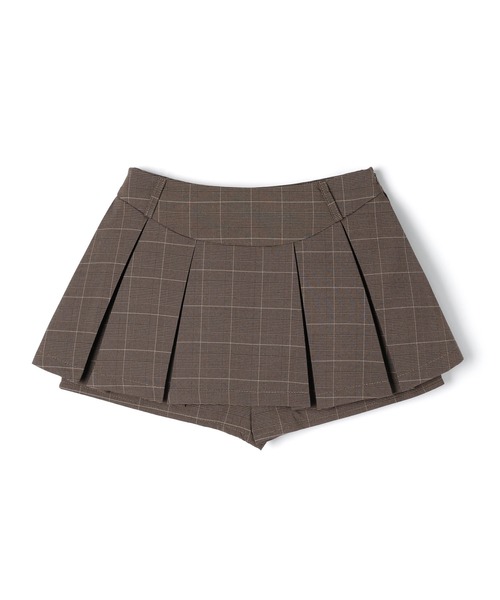 M DOLLY（エムドリー）の「Check jessie skirt pants / チェックジェシースカートパンツ（スカート・レディース・カーキ/グレー・M/S）」の17枚目の写真