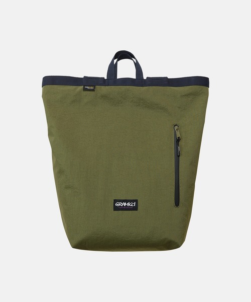 Gramicci(グラミチ)の「BACKPACK TOTE|バックパックトート(バックパック/リュック・メンズ・ネイビー/その他/ライトグレー・F)」の4枚目の写真