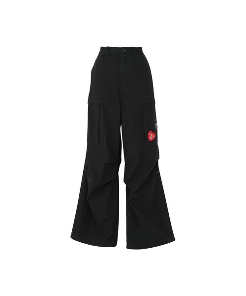 HYSTERIC GLAMOUR(ヒステリックグラマー)の「ミリタリーカーゴパンツ(カーゴパンツ・レディース・カーキ系/ブルー系その他/カーキ/ブラック・SMALL/MEDIUM)」の2枚目の写真