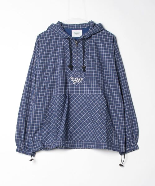 younger song(ヤンガーソング)の「ys assortment anorak hoodie(ブルゾン・メンズ・レッド系/ブルー系・LARGE/MEDIUM)」の1枚目の写真