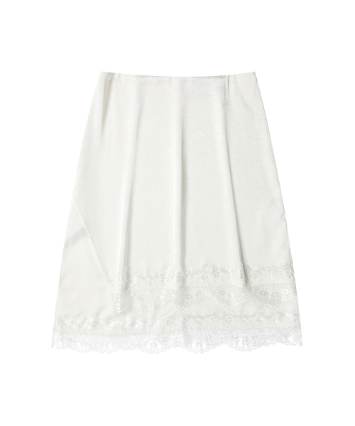 THEVINYLHOUSE（ザバイニルハウス）の「FEMININE SLIT LACE SKIRT(W) WHITE（スカート・レディース・その他・SMALL/MEDIUM）」の6枚目の写真