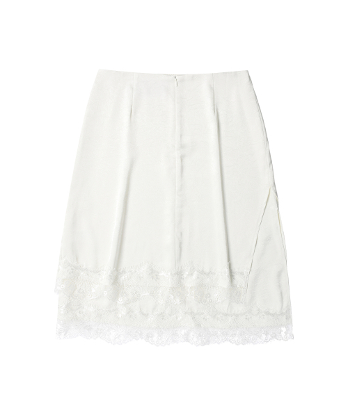 THEVINYLHOUSE（ザバイニルハウス）の「FEMININE SLIT LACE SKIRT(W) WHITE（スカート・レディース・その他・SMALL/MEDIUM）」の7枚目の写真
