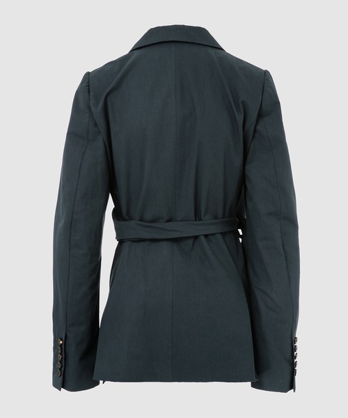 DRIES VAN NOTEN（ドリスヴァンノッテン）の「BELINE 4309 W.W.JACKET（テーラードジャケット・レディース・ブルーグリーン・36/34）」の2枚目の写真