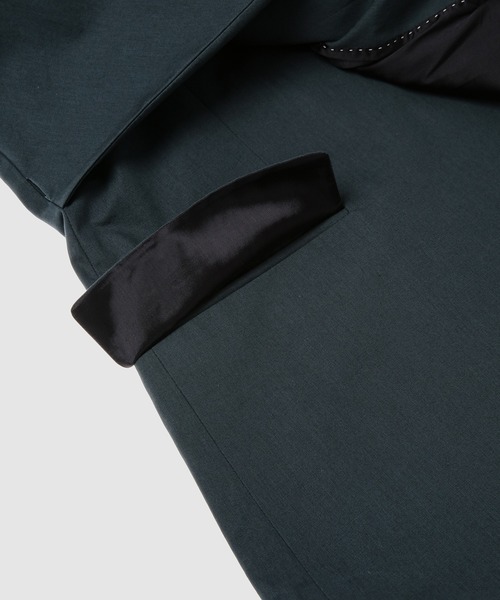 DRIES VAN NOTEN（ドリスヴァンノッテン）の「BELINE 4309 W.W.JACKET（テーラードジャケット・レディース・ブルーグリーン・36/34）」の9枚目の写真