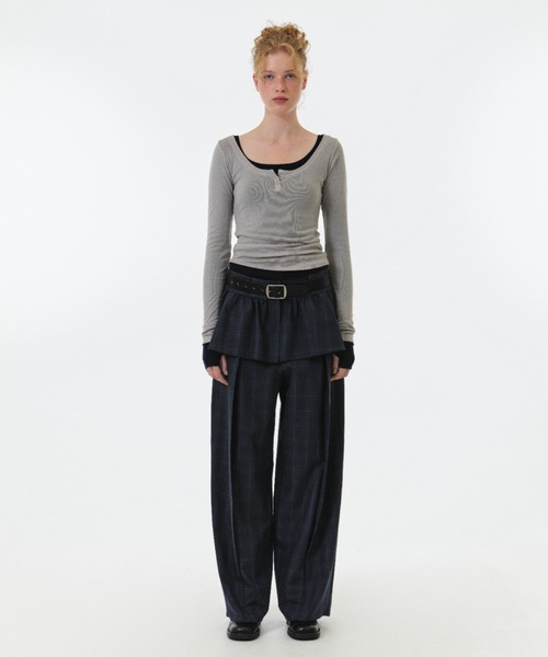 GRVRGROVE(グローブ)の「MARINA PANTS(その他パンツ・レディース・ブラック系その他/ストライプ/チェック・SMALL/MEDIUM)」の9枚目の写真