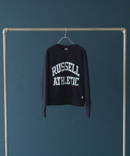 AMERICAN HOLIC(アメリカンホリック)の「【RUSSELL】ロゴ裏毛スウェット(スウェット・レディース・杢グレー/グリーン/ブラウン/レッド/ネイビー・FREE)」の19枚目の写真