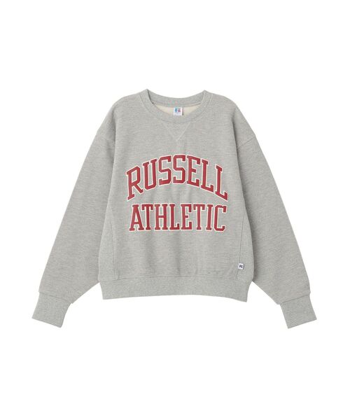AMERICAN HOLIC(アメリカンホリック)の「【RUSSELL】ロゴ裏毛スウェット(スウェット・レディース・杢グレー/グリーン/ブラウン/レッド/ネイビー・FREE)」の22枚目の写真