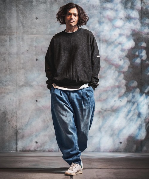 GLIMCLAP(グリムクラップ)の「mp15501-Hem-Facing Detail Jeans デニムパンツ(212-056-gla-cg)(デニムパンツ・メンズ・コバルトブルー/インディゴブルー・L/M/S)」の8枚目の写真
