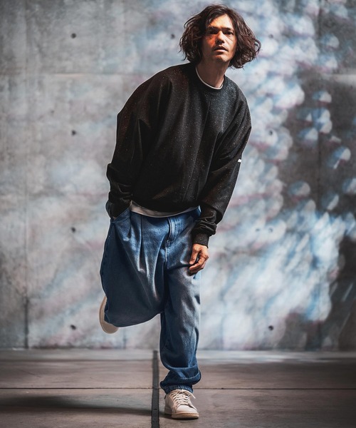 GLIMCLAP(グリムクラップ)の「mp15501-Hem-Facing Detail Jeans デニムパンツ(212-056-gla-cg)(デニムパンツ・メンズ・コバルトブルー/インディゴブルー・L/M/S)」の9枚目の写真