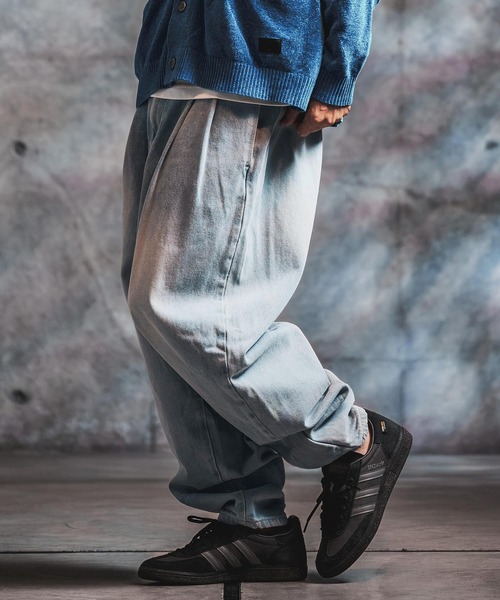 GLIMCLAP(グリムクラップ)の「mp15501-Hem-Facing Detail Jeans デニムパンツ(212-056-gla-cg)(デニムパンツ・メンズ・コバルトブルー/インディゴブルー・L/M/S)」の11枚目の写真