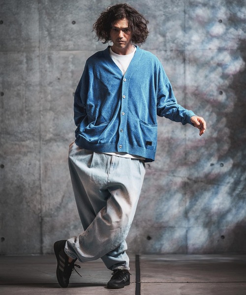 GLIMCLAP(グリムクラップ)の「mp15501-Hem-Facing Detail Jeans デニムパンツ(212-056-gla-cg)(デニムパンツ・メンズ・コバルトブルー/インディゴブルー・L/M/S)」の14枚目の写真
