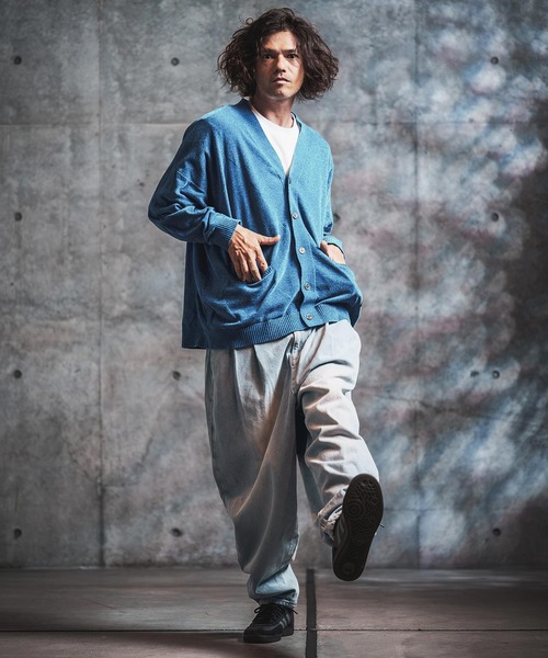 GLIMCLAP(グリムクラップ)の「mp15501-Hem-Facing Detail Jeans デニムパンツ(212-056-gla-cg)(デニムパンツ・メンズ・コバルトブルー/インディゴブルー・L/M/S)」の15枚目の写真